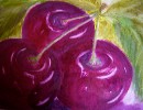 Aquarelle : Cerises (50x55)