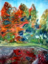 Aquarelle : Jardin saint nicol (60x70)