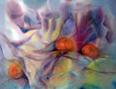 Aquarelle : Mandarines (30x40)