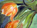 Aquarelle : Tulipes (30x40)